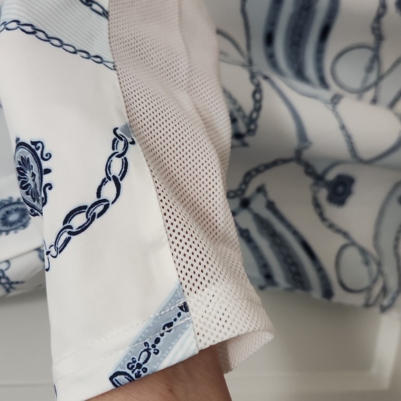 SanSoleil Women's Quarter Zip Golf Top Pullover Size Medium - Picture 4 of 7